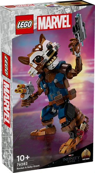 LEGO-76282 Marvel Rocket ve Bebek Groot