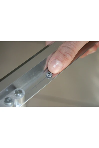 esal alimünyum Balkon Askılığı Yuvarlak Küpeşte Alüminyum Çamaşır Kurutmalığı - 2