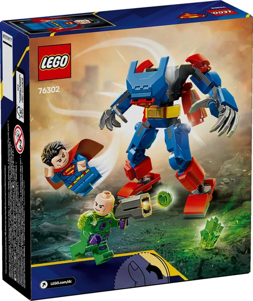 LEGO-76302 DC Superman™ Robotu, Lex Luthor™’a Karşı - Resim 5