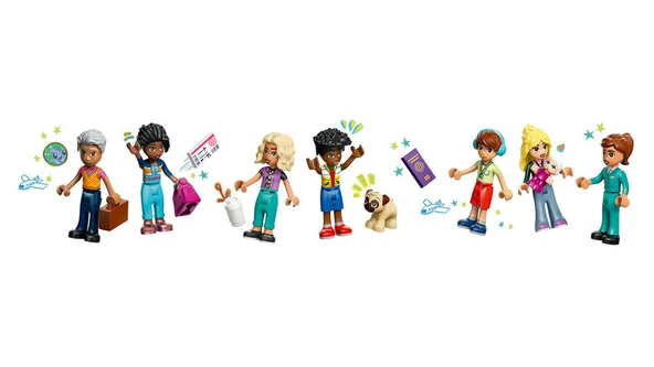LEGO-42656 Friends Heartlake City Havaalanı ve Uçak - 4