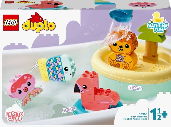 LEGO-10966 DUPLO Banyo Zamanı Eğlencesi: Yüzen Hayvan Adası