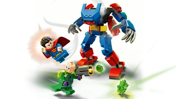 LEGO-76302 DC Superman™ Robotu, Lex Luthor™’a Karşı - Resim 4