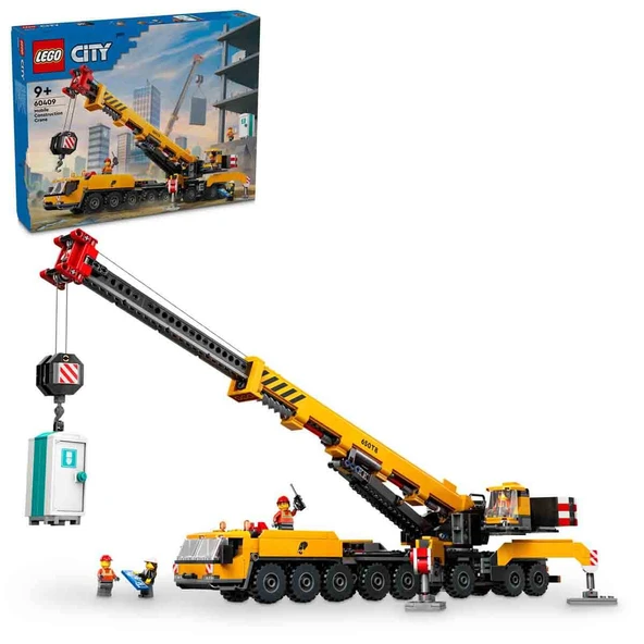 LEGO-60409 City Sarı Mobil İnşaat Vinci - 2