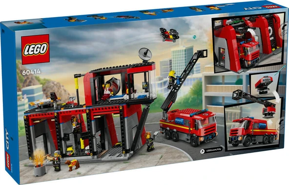 LEGO-60414 City İtfaiye Kamyonlu İtfaiye Merkezi - 7