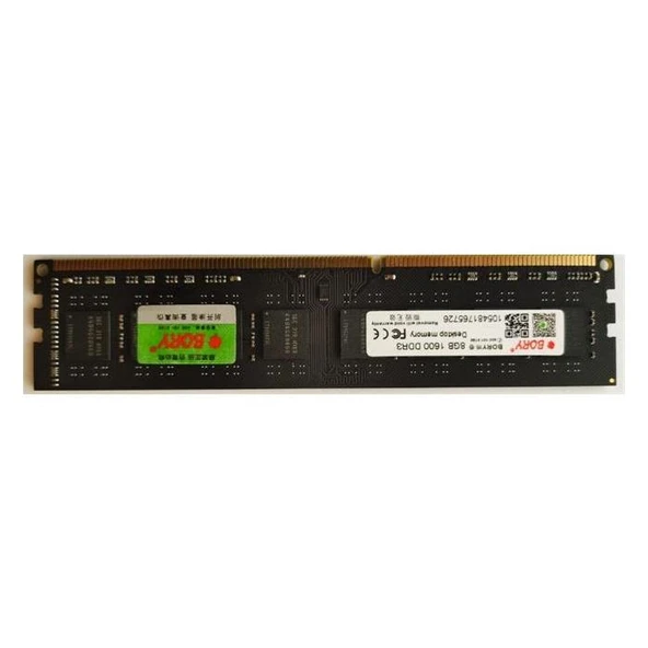 Bory Kutulu Pc 8 Gb Ddr3 1600Mhz