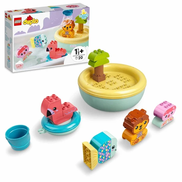 LEGO-10966 DUPLO Banyo Zamanı Eğlencesi: Yüzen Hayvan Adası - 3