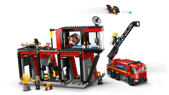 LEGO-60414 City İtfaiye Kamyonlu İtfaiye Merkezi - 5