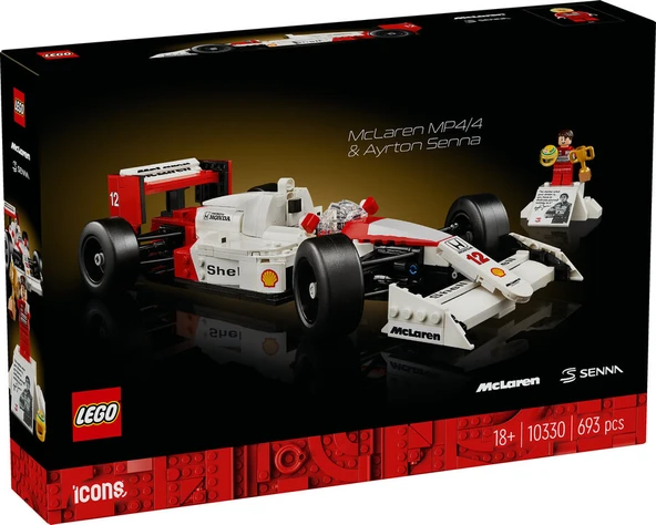 LEGO-10330 Icons McLaren MP4/4 ve Ayrton Senna