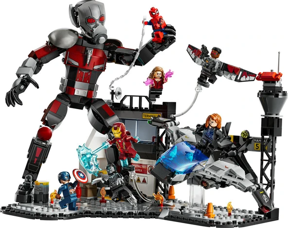 LEGO-76314 Marvel Kaptan Amerika: Kahramanların Savaşı Aksiyon Savaşı - 2