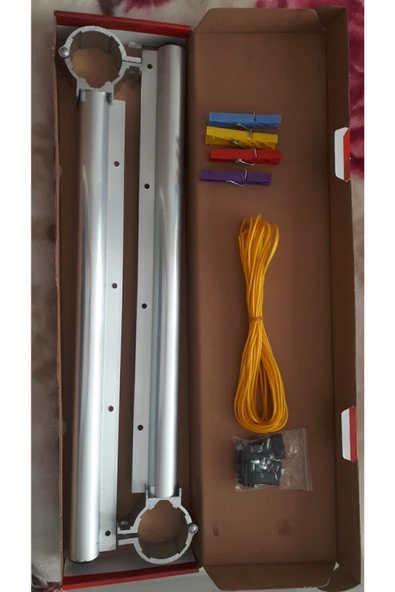 yamanlar pen Balkon Çamaşır Kurutma Askılıgı Alüminyum Küpeşte - 2