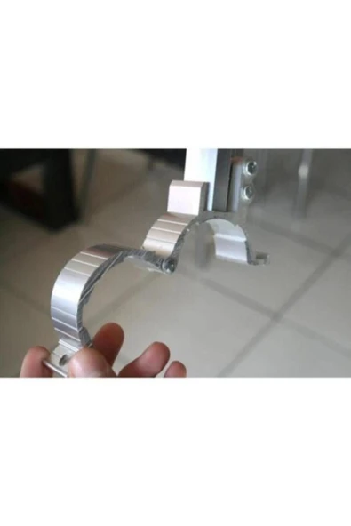 Balkon Çamaşır Kurutma Askılığı Yuvarlak Küpeşte + Çamaşır Ipi - 3