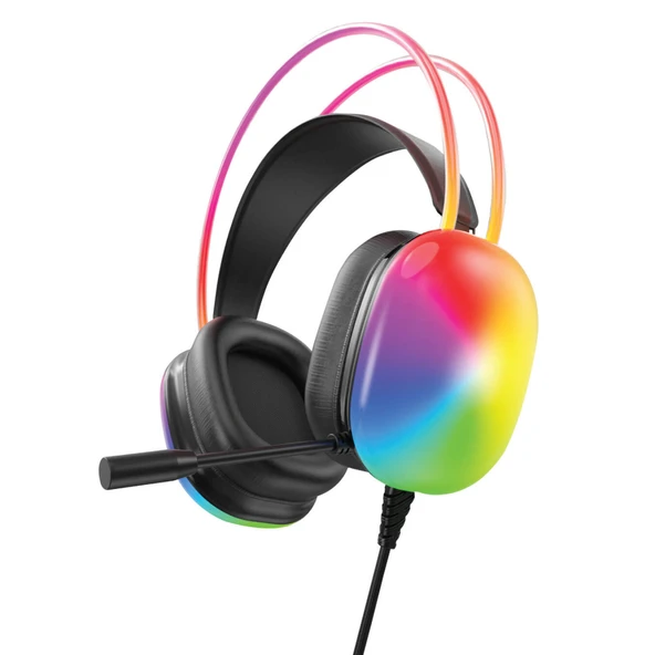 Polosmart Pgm34 Gaming Oyuncu Kulaklığı Hareketli Mikrofon Siyah