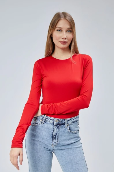 Astarlı Uzun Kollu Çıtçıtlı Body - 2