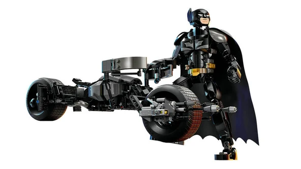 LEGO-76273 DC Batman™ Yapım Figürü ve Bat-Pod Motosiklet - Resim 4