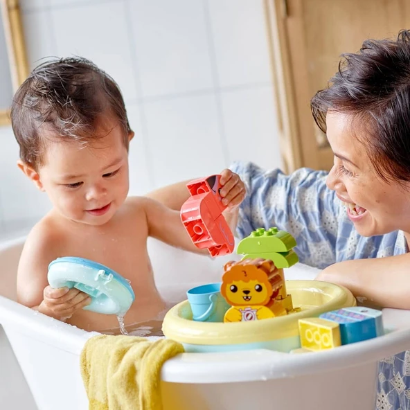 LEGO-10966 DUPLO Banyo Zamanı Eğlencesi: Yüzen Hayvan Adası - 5
