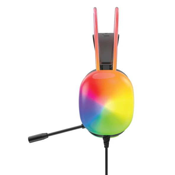 Polosmart Pgm34 Gaming Oyuncu Kulaklığı Hareketli Mikrofon Siyah - 2