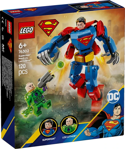 LEGO-76302 DC Superman Robotu, Lex Luthor’a Karşı