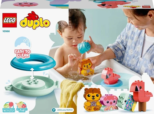 LEGO-10966 DUPLO Banyo Zamanı Eğlencesi: Yüzen Hayvan Adası - 4
