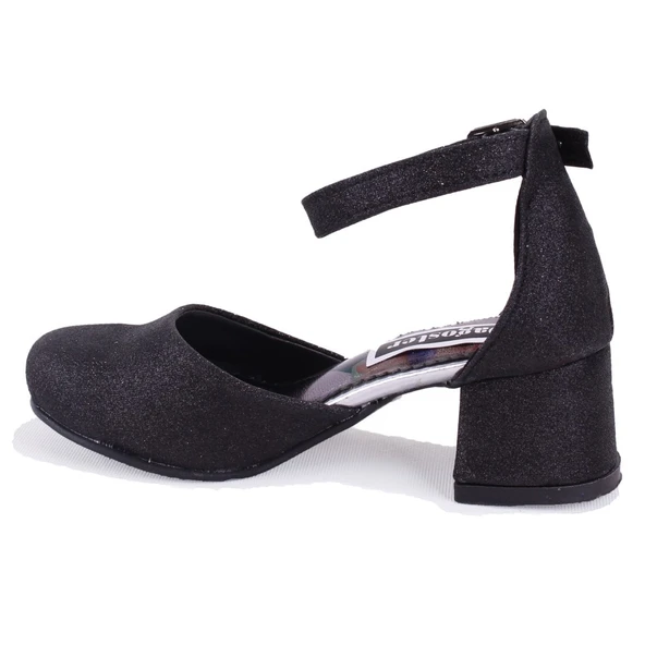 Dagoster DJA76-YB101KY Siyah Ortopedik Kız Çocuk Abiye Ayakkabı - 3