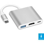 Shaza 3 in 1 Type-C to Hdmi PD USB 3.0 4H Hdmi Çıkışlı Hub Port Adaptör