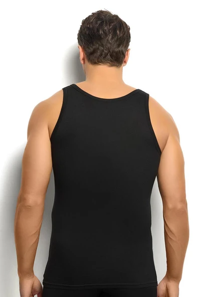 Jiber Erkek Ekonomik 2'li Kutulu Bambu Terletmez Atlet - 8