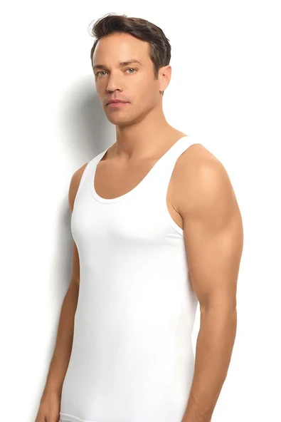 Jiber Erkek Ekonomik 2'li Kutulu Bambu Terletmez Atlet - 2