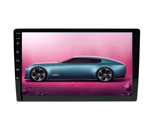 Twogo GO-İ9001 QLED 9 Inch 2GB+32GB Android 15 Tablet Ekran 4x60W USB Kablosuz Carplay Android Auto