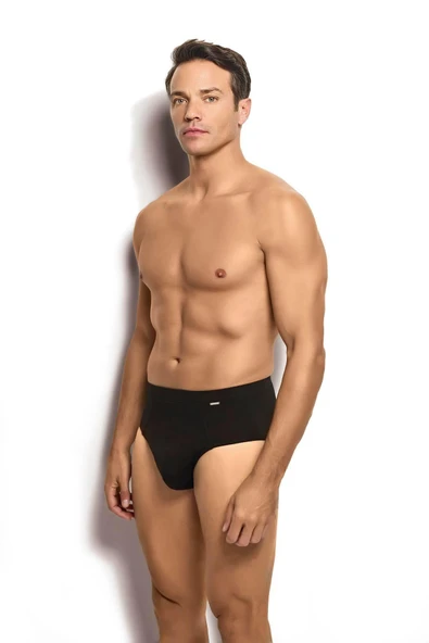 Jiber Erkek 3'lü Yok Gibi İz Yapmayan Lastik Modal Pamuklu Slip Külot - 2