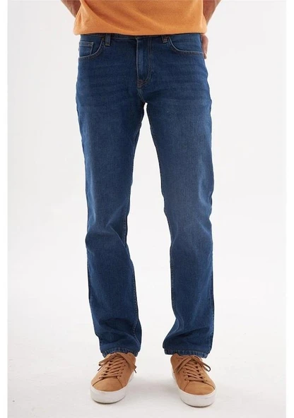 Big Rodoc Regular Fit Likralı Erkek Mavi Jean Pantolon-7120 - 2
