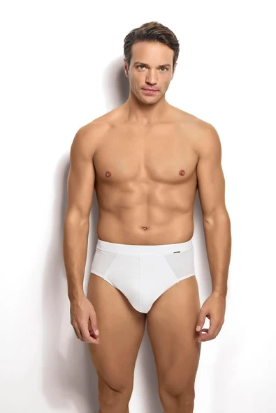 Jiber Erkek 3'lü Yok Gibi İz Yapmayan Lastik Modal Pamuklu Slip Külot - 4