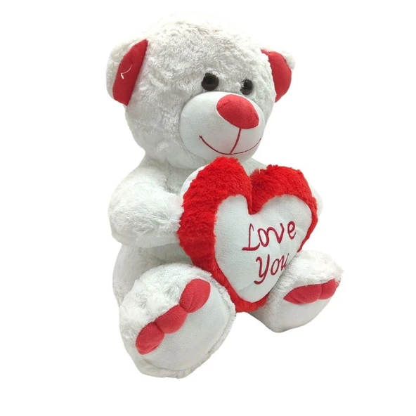 Love You Kalpli Peluş Ayıcık 40 Cm.
