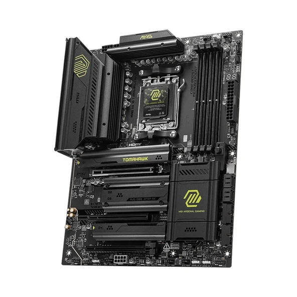 MSI MAG X870 TOMAHAWK WIFI Soket AM5 DDR5 8400Mhz 5G LAN WIFI 7 RGB ATX Anakart - Resim 3