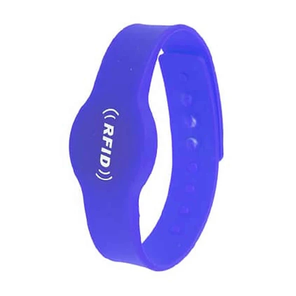 13.56Mhz Rfid Manyetik Bileklik Mavi Su Geçirmez Silikon Proximity Göstergeç 13.56 Mhz Kapı Geçiş Personel Takip Depo Havuz ISO1443-3A - Resim 5