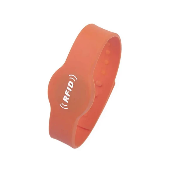 13.56Mhz Rfid Manyetik Bileklik Kırmızı Su Geçirmez Silikon Proximity Göstergeç 13.56 Mhz Kapı Geçiş Personel Takip Depo Havuz ISO1443-3A - Resim 7