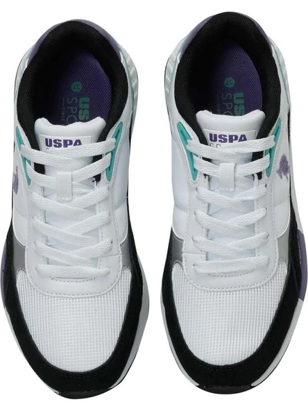 U.S.POLO ASSN LEMAR 4FX BEYAZ MOR COMFORT CASUAL SPOR AYAKKABI - 6