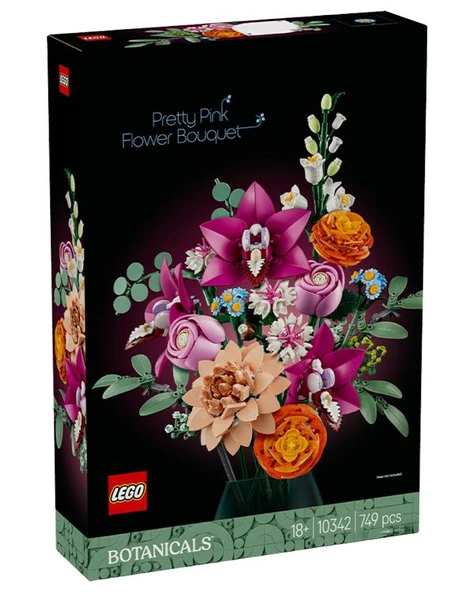 Lego Botanicals Pembe Çiçek Buketi 10342