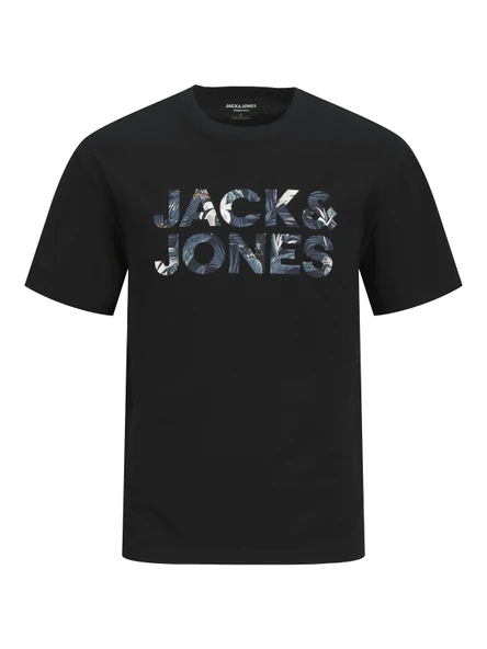 JACK JONES Yazı Baskılı Pamuklu Erkek Tişört 12268127 ürün görseli