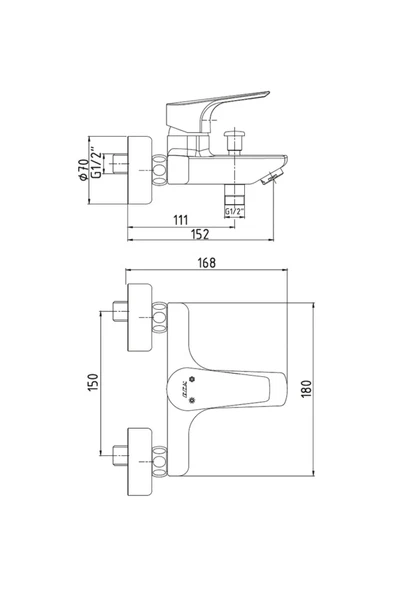 E.C.A. E.C.A. Niobe 102102482 Banyo Bataryası - 3