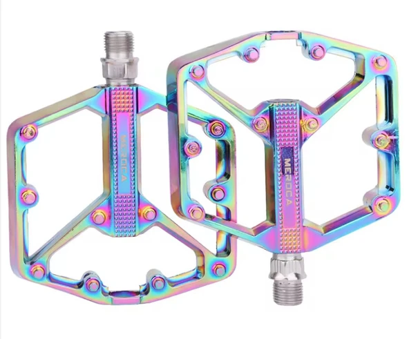 Meroca Rainbow Alüminyum Platformlu Rulmanlı Bisiklet Pedalı ürün görseli