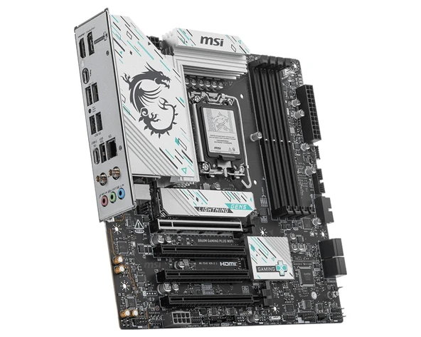 MSI B860M GAMING PLUS WIFI SOKET 1851 DDR5 8600MHZ(OC) 3xM.2 1x TB4 HDMI DISPLAY 5G LAN WIFI 7 mATX - 4