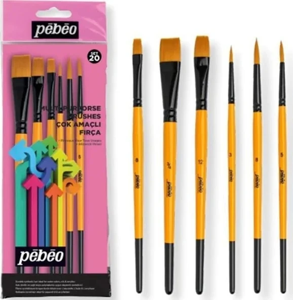 Pebeo Fırça Seti 6lı Set-20