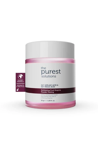 The Purest Solutions Exfoliating Fruit Enzyme %0,6 Azelaic Acid Powder Peeling 55 gr