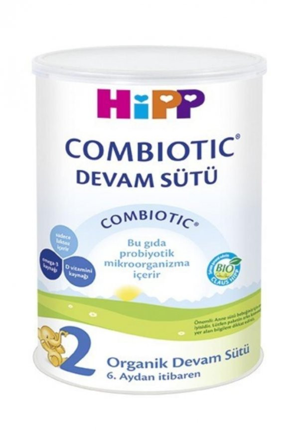 Hipp 350 Gr 2 Organik Combiotic Bebek Devam Sütü