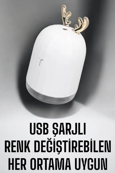 Aromaterapi Hava Temizleyici Buhar Makinesi Taşınabilir Şarjlı - 2