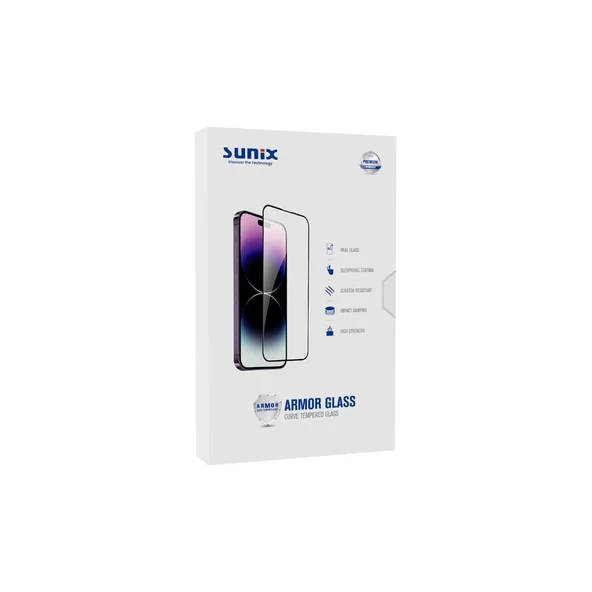 Sunix Samsung S25 Ultra İle Uyumlu Darbeye Dayanıklı Armor Ekran Koruyucu Cam - 2