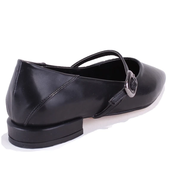 Dagoster DZA07-725315 Siyah Klasik Topuklu Kadın Ayakkabı - 4