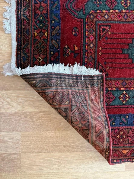 108x303 cm Vintage Nadir Desenli Yolluk, El Dokuma Anadolu Yolluk, Şık ve Benzersiz Halı, Harika Ev Dekoru - 6