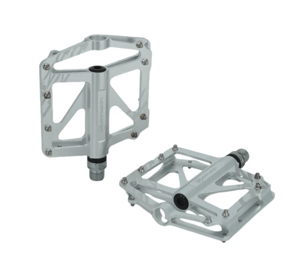 BRIVIGA PEDAL PDL-3304 PLAT ALÜ CNC CR-MO MİL RUL. GÜMÜŞ 110x111x23mm 320g