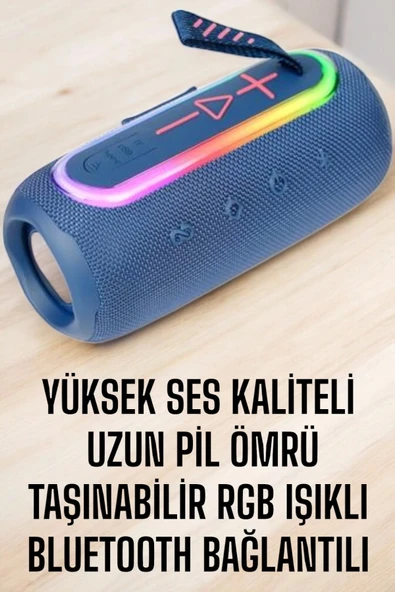 Kablosuz Bluetooth Hoparlör Uzun Pil Ömrü Taşınabilir - 2