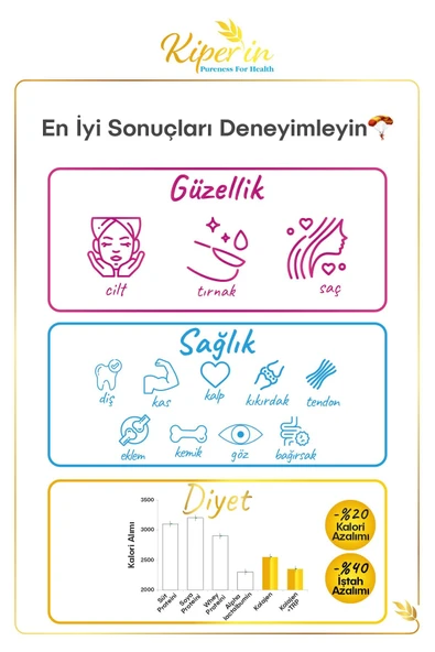 KIPERIN COLLAGEN TOZ 50 GÜNLÜK 500 GR - 2